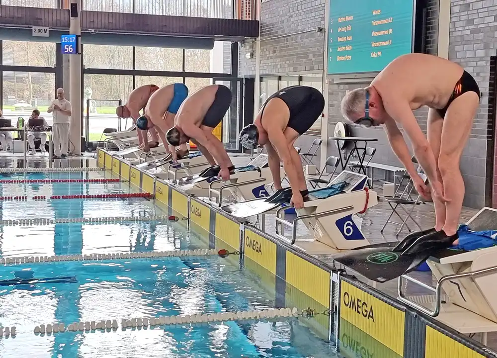 Start Vinzwemwedstrijd Utrecht
