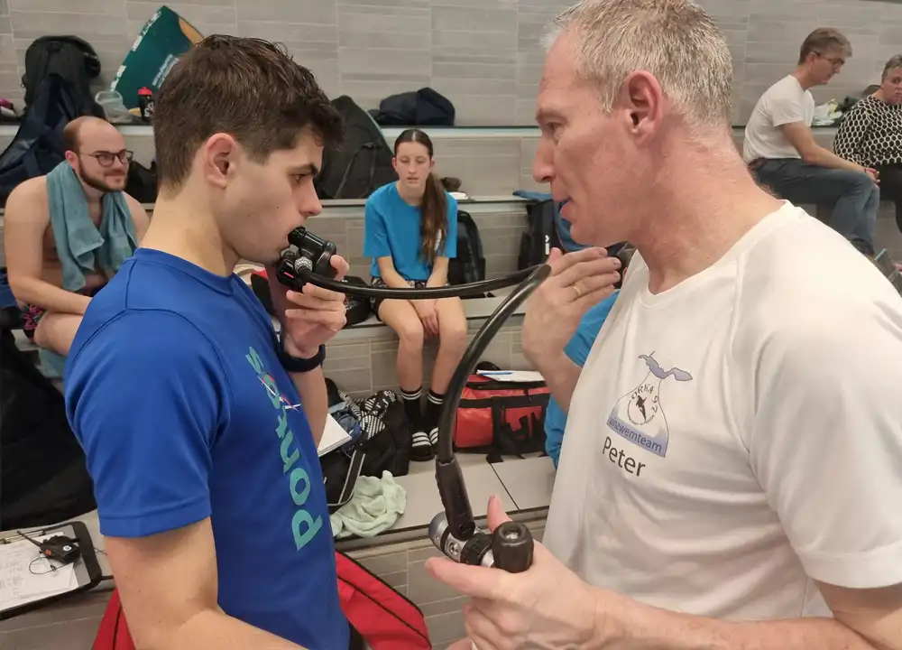 Wouter van Diepen samen met Peter Blanker