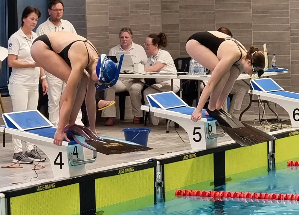 Start Vinzwemwedstrijd Capelle