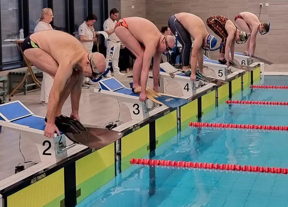 Start Vinzwemwedstrijd Capelle